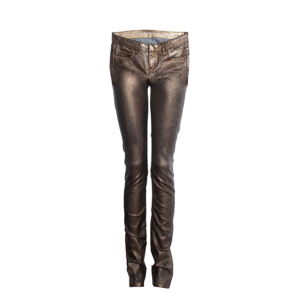 Faith Connexion Gold colored jeans.